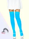 Calze Parigine (alla coscia) Coprenti Taglia Unica (XS/L) Neon Blu